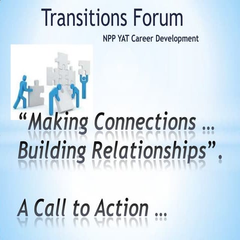 Making Connections, Building Relationships