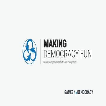 Making democracy fun. #PDF2016 | PDF