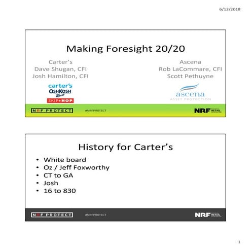 Making foresight 20/20
