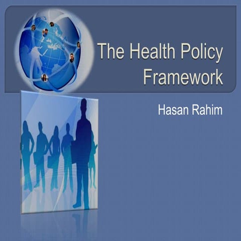 Making health policy