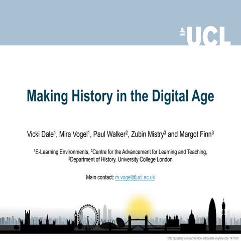 Making history in the digital age   apt2014 presentation v3