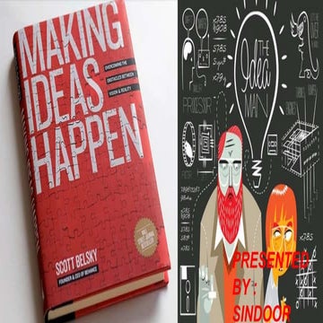 Making ideas happen sindoor naik