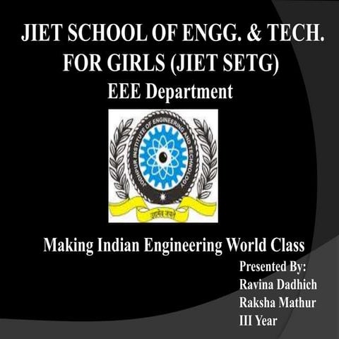 Making indian engineering world class | PPTX