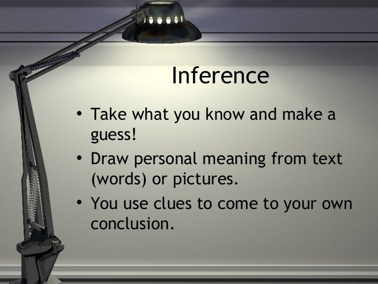 Making Inferences Power Point