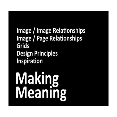 Making Meaning