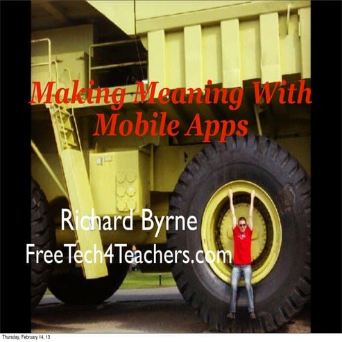 Making meaning with mobile apps