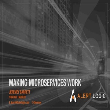 Making microservices work