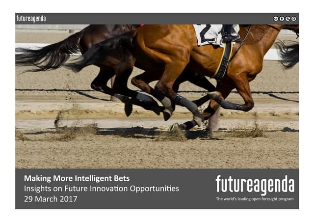 Making more intelligent bets   Amsterdam 29 03 17