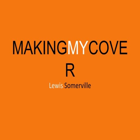 Makingmycover