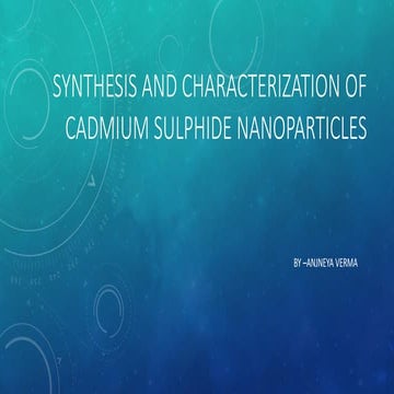 CdS Nanoparticles 