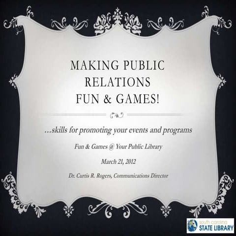 Making pr more fun & games | PPTX