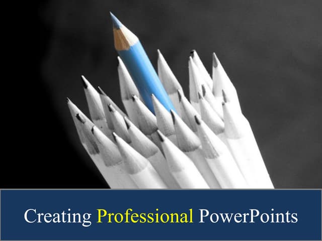 Making professional power points v2