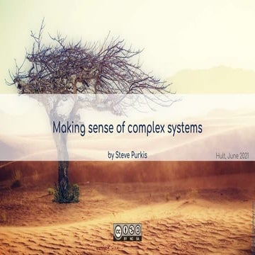 Making sense of complex systems