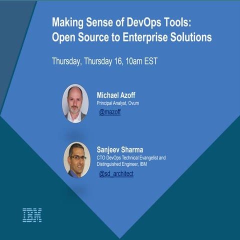 Making Sense of DevOps Tools: Open Source to Enterprise Solutions