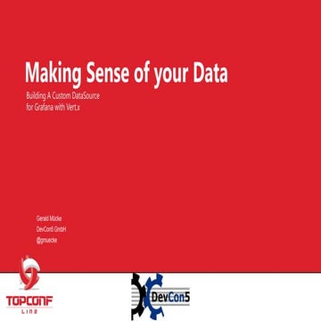 Making sense of your data