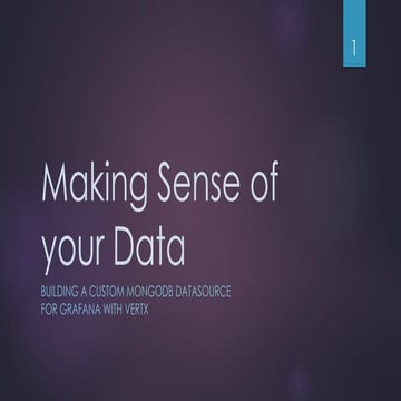 Making sense of your data   jug