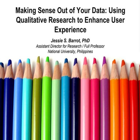 Making sense out of your data