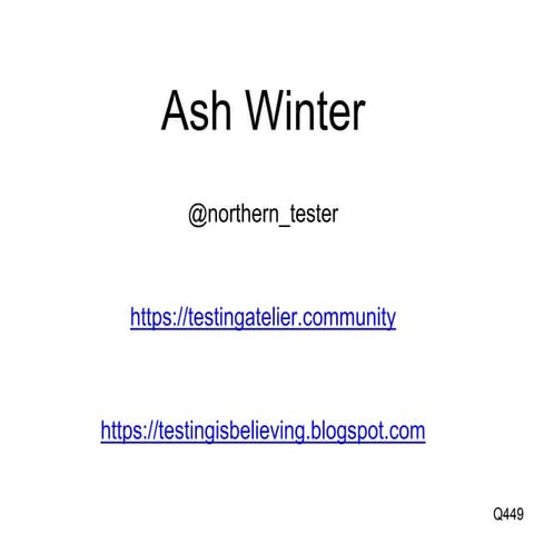 Making testability our mission