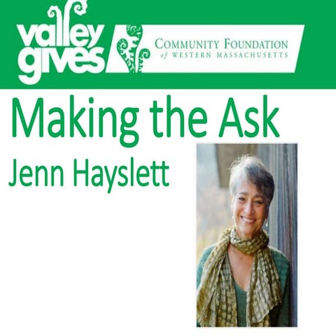 Making the ask workshop 2 16-18