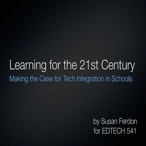 Making the case for tech integration