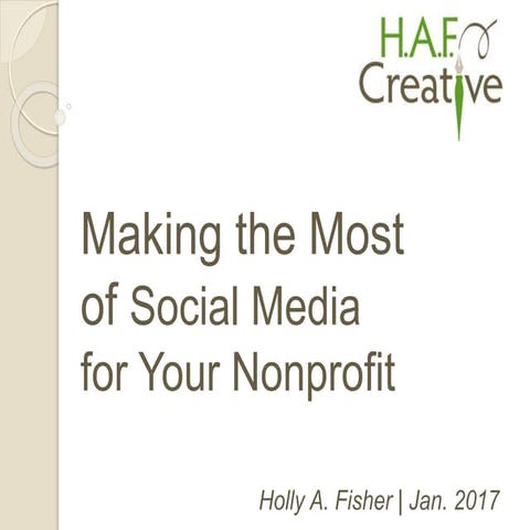 Making the Most of Social Media