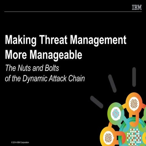 Making Threat Management More Manageable