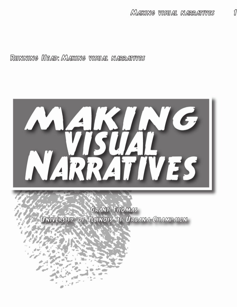 Making Visual Narratives