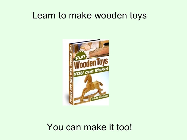fun wooden toys