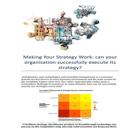Making your strategy work
