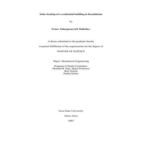 Master's thesis