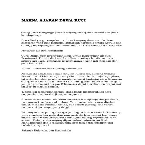 Makna+ajaran+dewa+ruci
