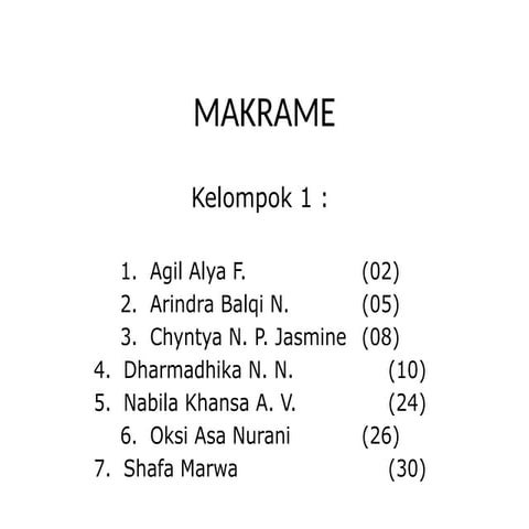 MAKRAME (1).pptxdddxfffffffffffffffddffffgscghtdcbtsxghtffgg