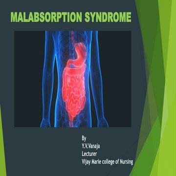 Malabsorption syndrome