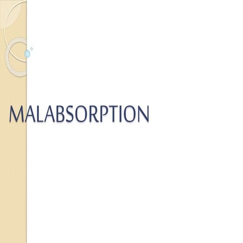 Malabsorption