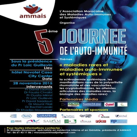 Maladies rares  et maladies auto-immunes et systémiques  journée de l'auto i...
