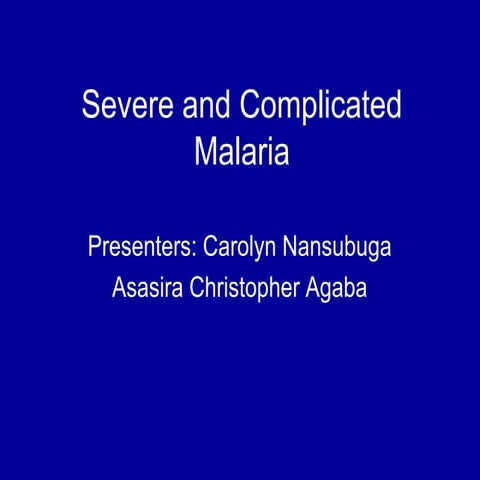 Malaria