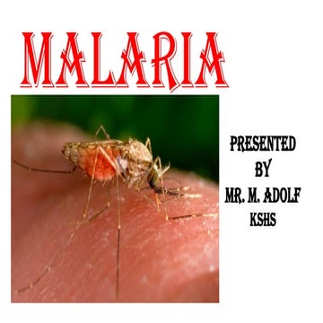 internal medicine, protozoa infections, MALARIA..pdf