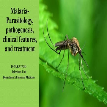 Malaria-Parasitorology, clinical features, pathogenesis and treatment.pdf
