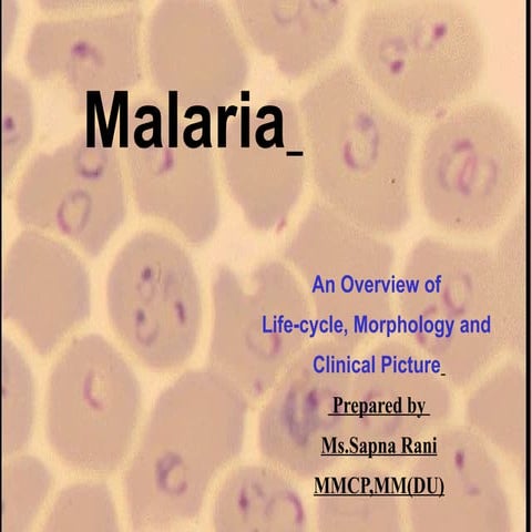 Malaria- Seasonal disease-Pharmacology .