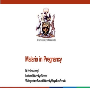 Malaria in Pregnancy_TID_UoN_ Banadir University.pptx