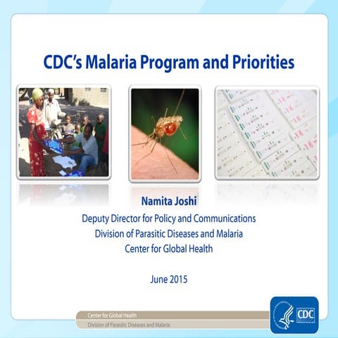 CDC's Malaria Program and Priorities