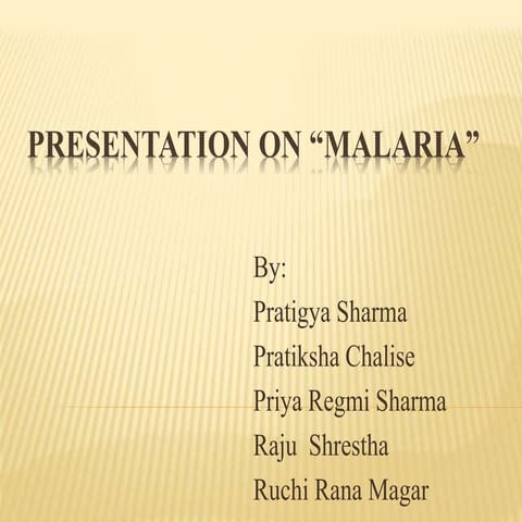 MALARIA uploaded by Samrat Gurung