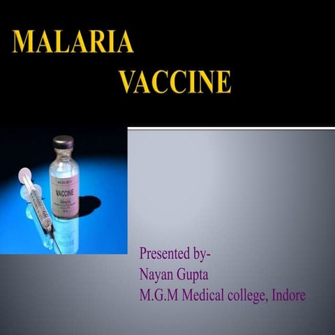 Malaria vaccine