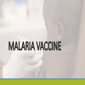 Malaria vaccine