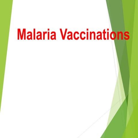 Malaria vaccine 5 mins