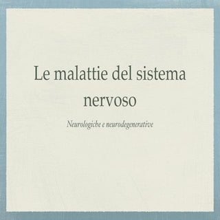 Malattie neurodegenerative