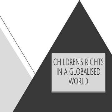 Children's rights in a globalised world. | PPTX
