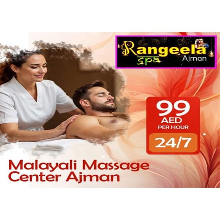 Rangeela Spa Ajman — Experience More than Just a Physical Comfort at Rangeela...