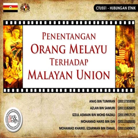 Penentangan Terhadap Malayan Union