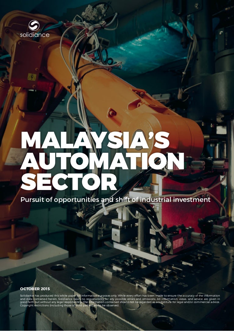 Malaysia's Automation Sector Pursuit of Opportunities and Shift of I…